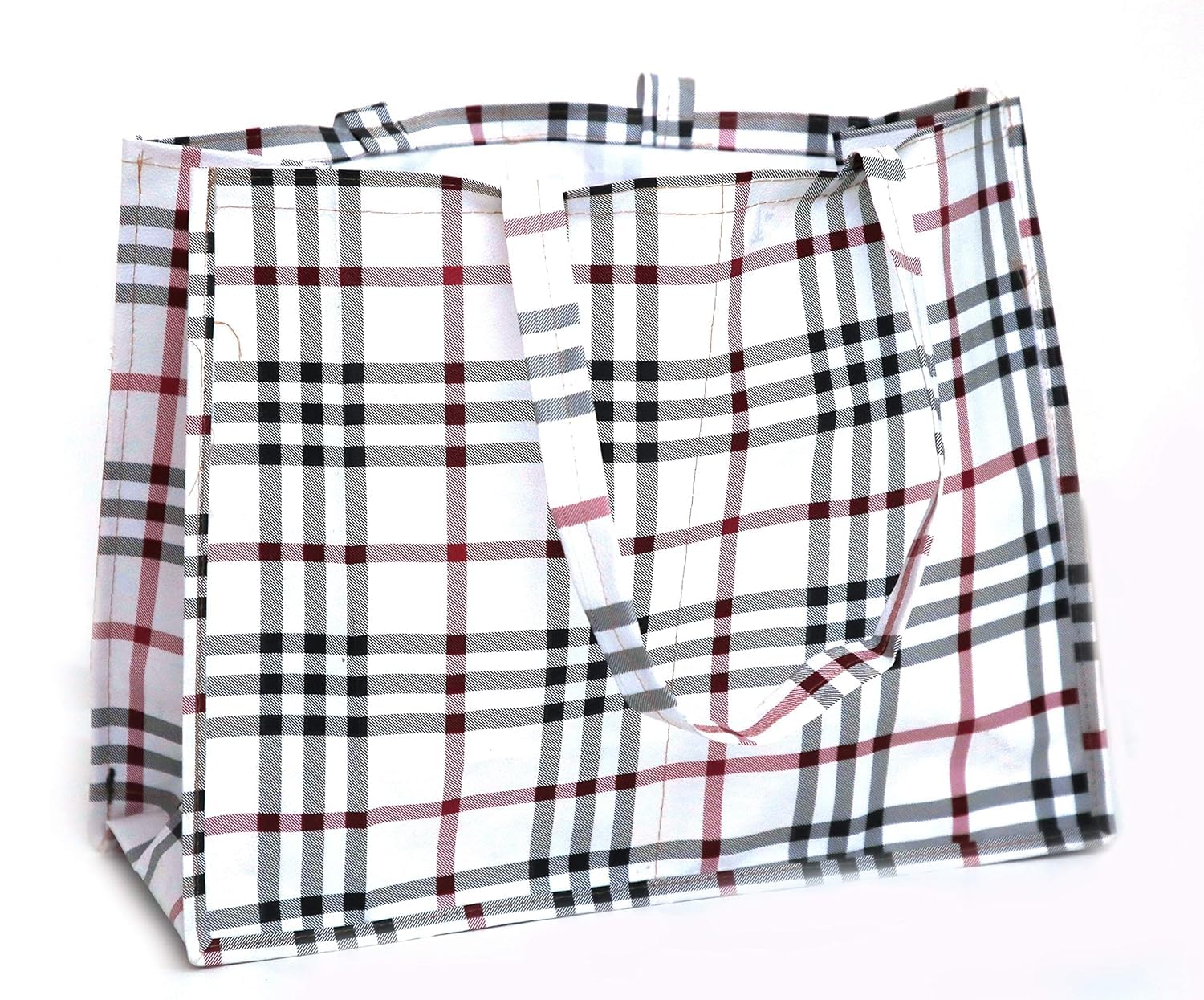 HOUSEHOLD CULTURE ABS Waterproof Multi-Purpose Vegetable/Grocery/Carry Shopping Bag with Pockets Market Bags Random Design (Multicolour) HOUSEHOLD CULTURE ABS Waterproof Multi-Purpose Vegetable/Grocery/Carry Shopping Bag with Pockets Market Bags Random Design (Multicolour)