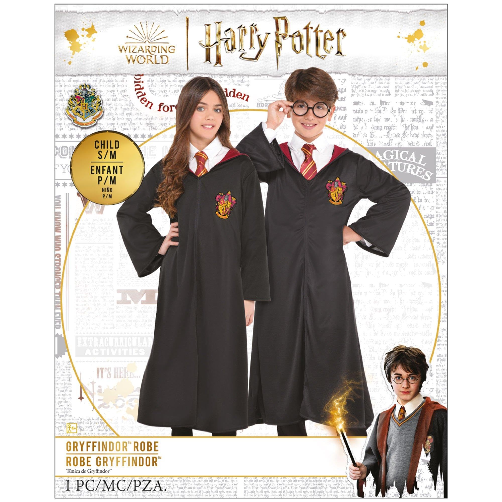 SUIT YOURSELF Gryffindor Robe, Harry Potter Halloween Costume for Kids, Large/Extra Large