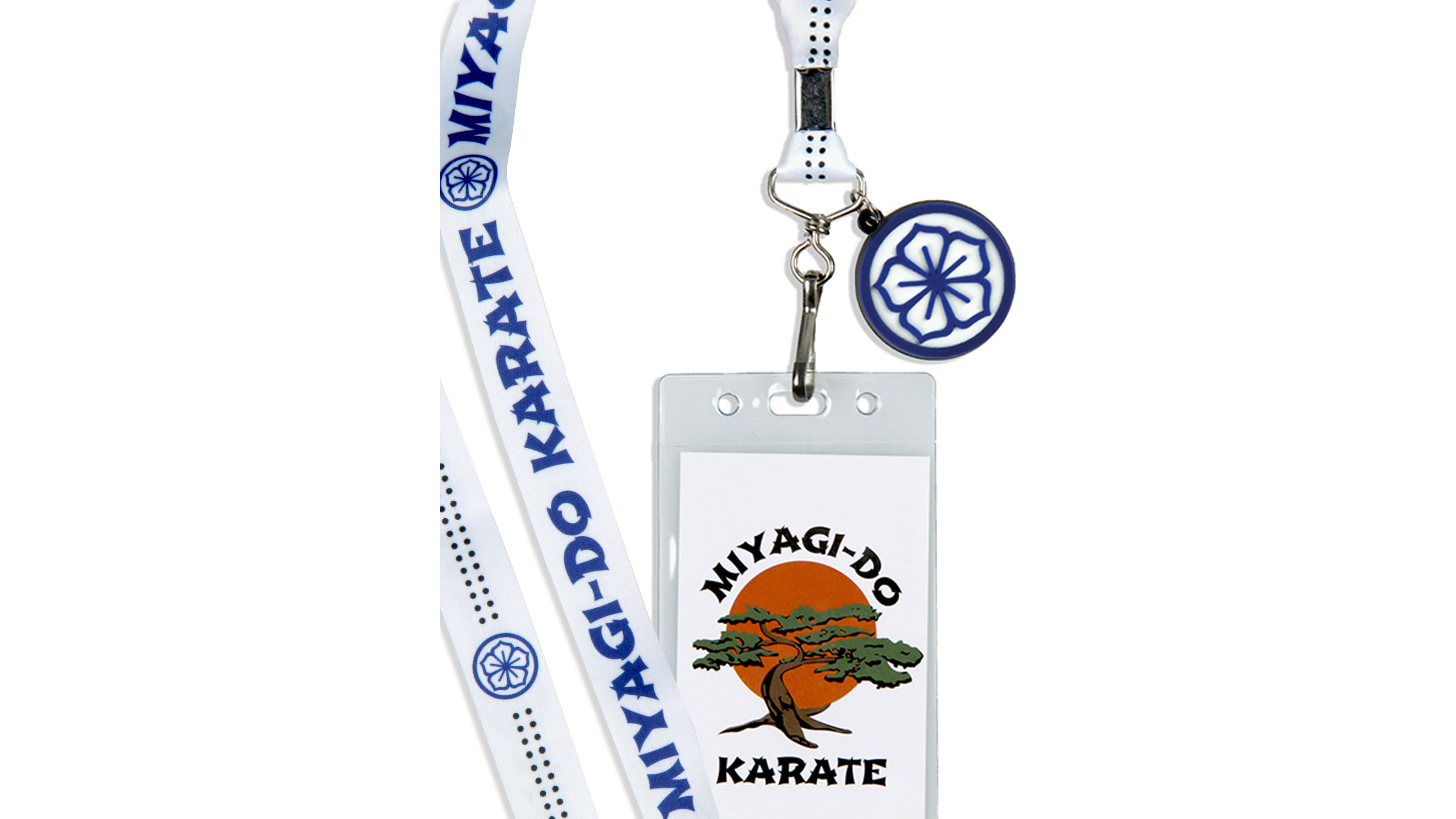 Amazon.com : Cobra Kai Miyagi-Do Dojo Karate Kid Lanyard Clear ID