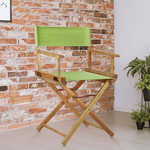 Miniatura 2 de Casual Home Sustitución, Lona Verde Lima Silla de Director, Asiento 18.5" W x 16" D. Espalda 20" W x 6" D