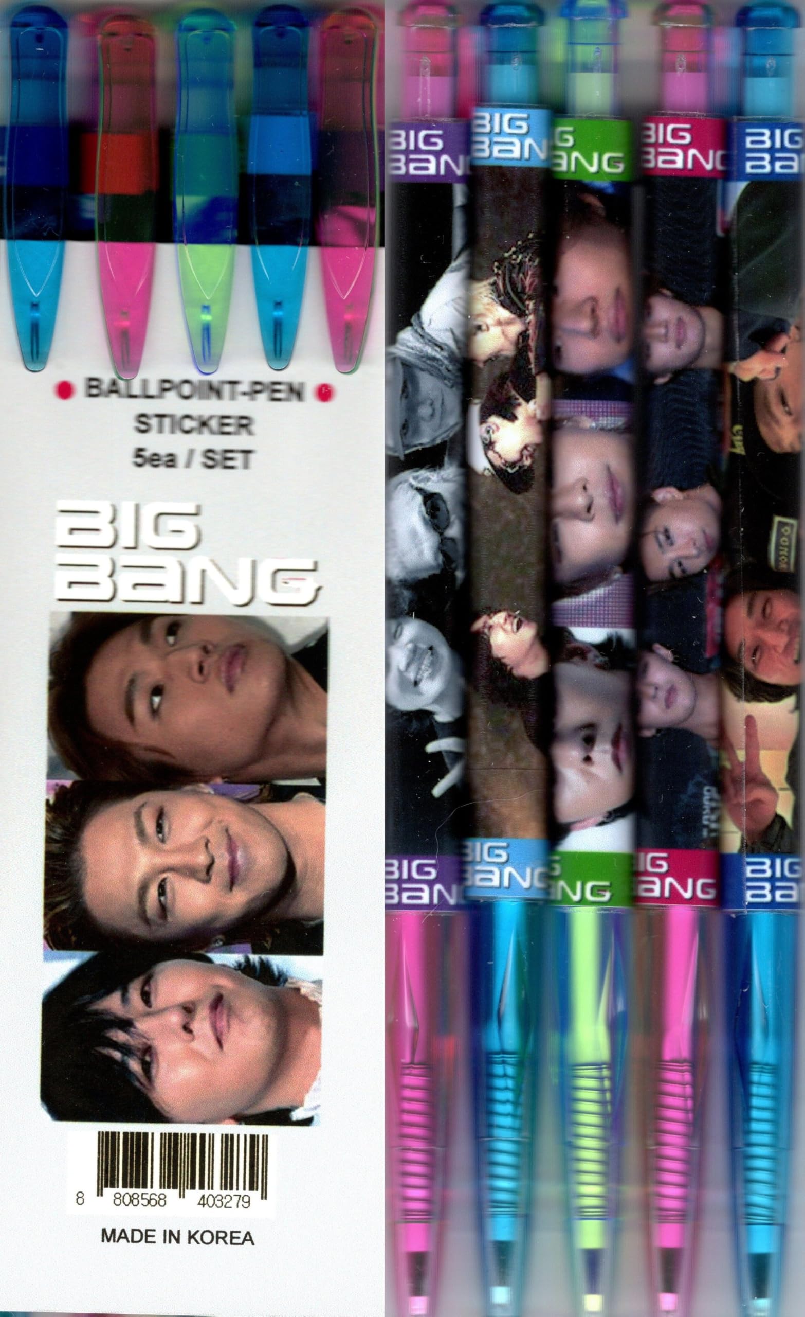 Amazon.co.jp: BIGBANG ビッグバン 【 ボールペン 5本 セット 】 +