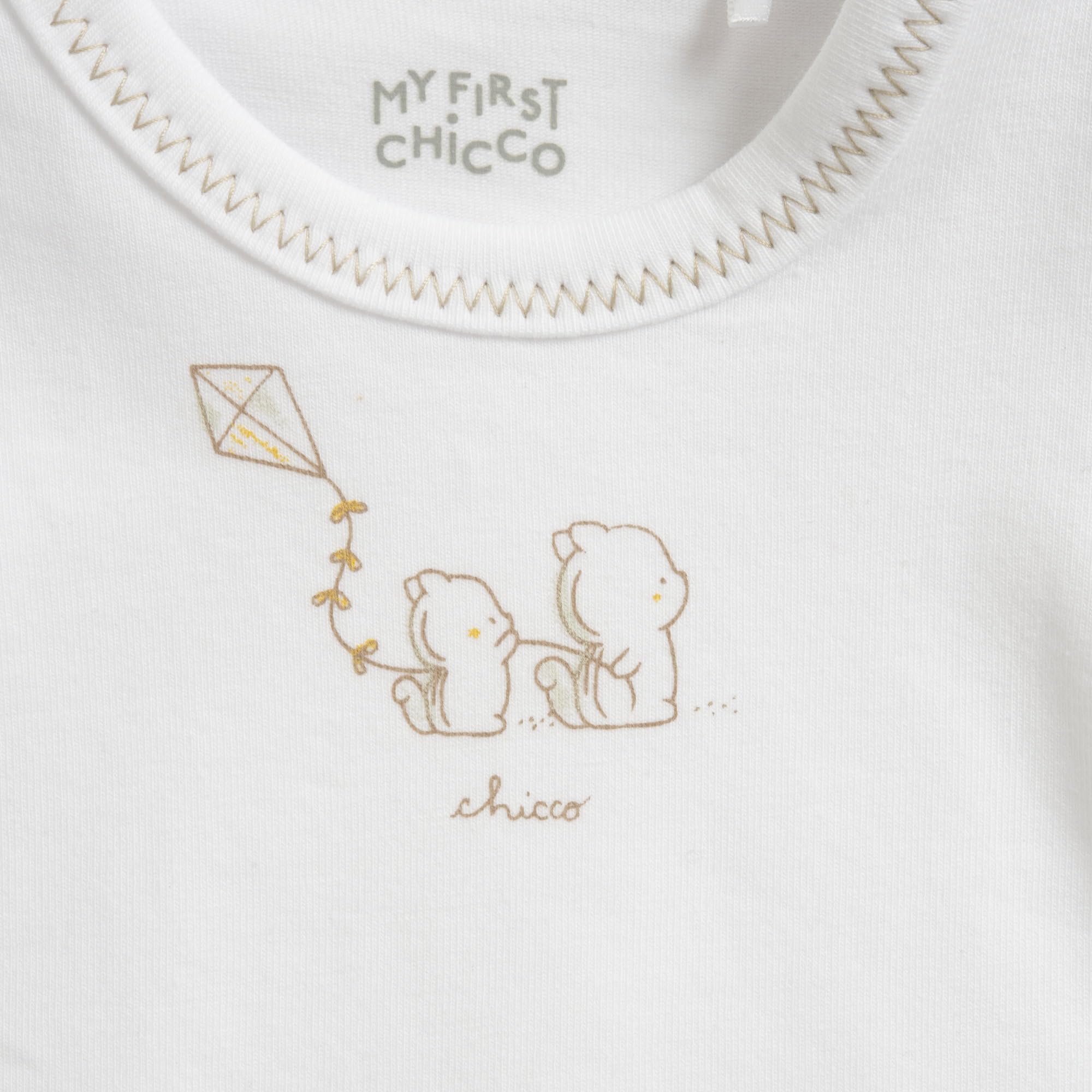 Chicco Dotés D'une Ouverture Pratique Sur L'épaule 261 Ensemble de 2 Bodies à Manches Courtes Mixte enfant (lot de 1)