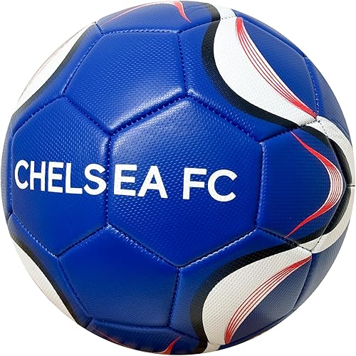 Miniatura 5 de Icon Sports Chelsea - Balón de fútbol oficial para todas las edades, azul, tamaños 2, 4, 5