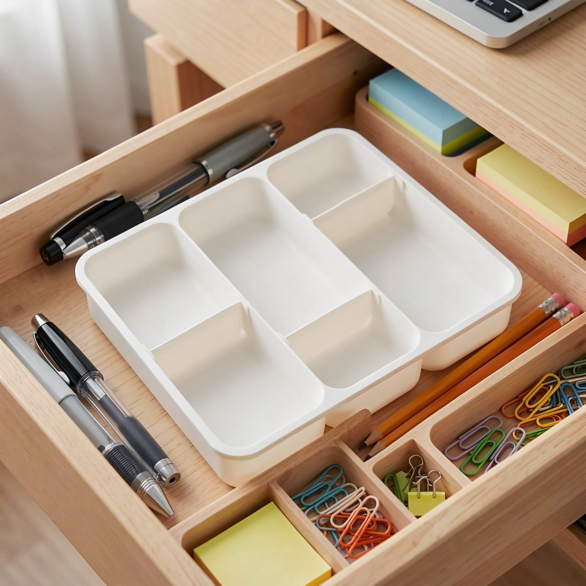 Zerodeko Organizador de cajones para Utensilios de Cocina y Cubiertos, 2