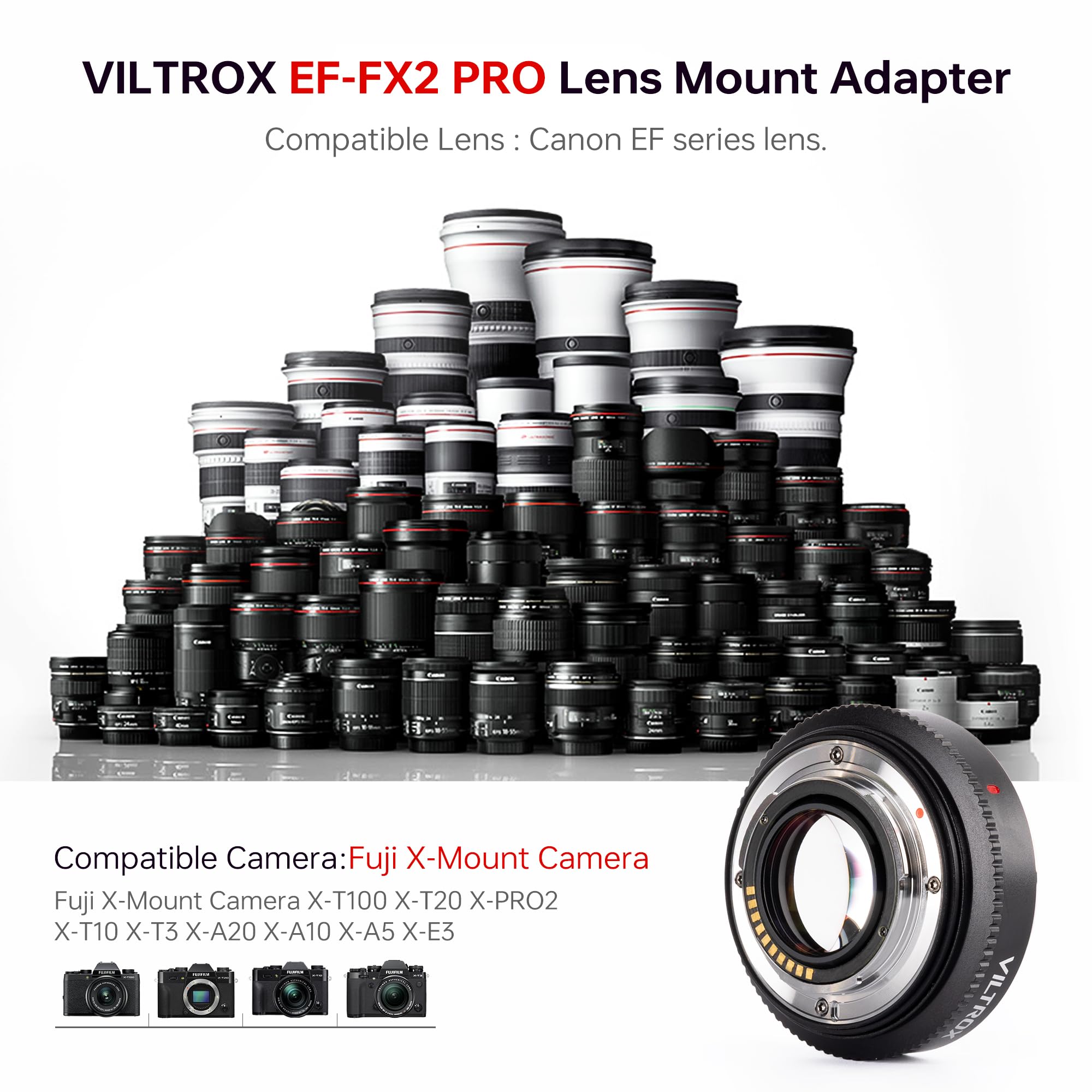 富士フイルム - Fringer EF-FX + VILTROX EF-FX2 0.71× Amazon.com : VILTROX EF-FX2 PRO 0.71x Focal Reducer Lens
