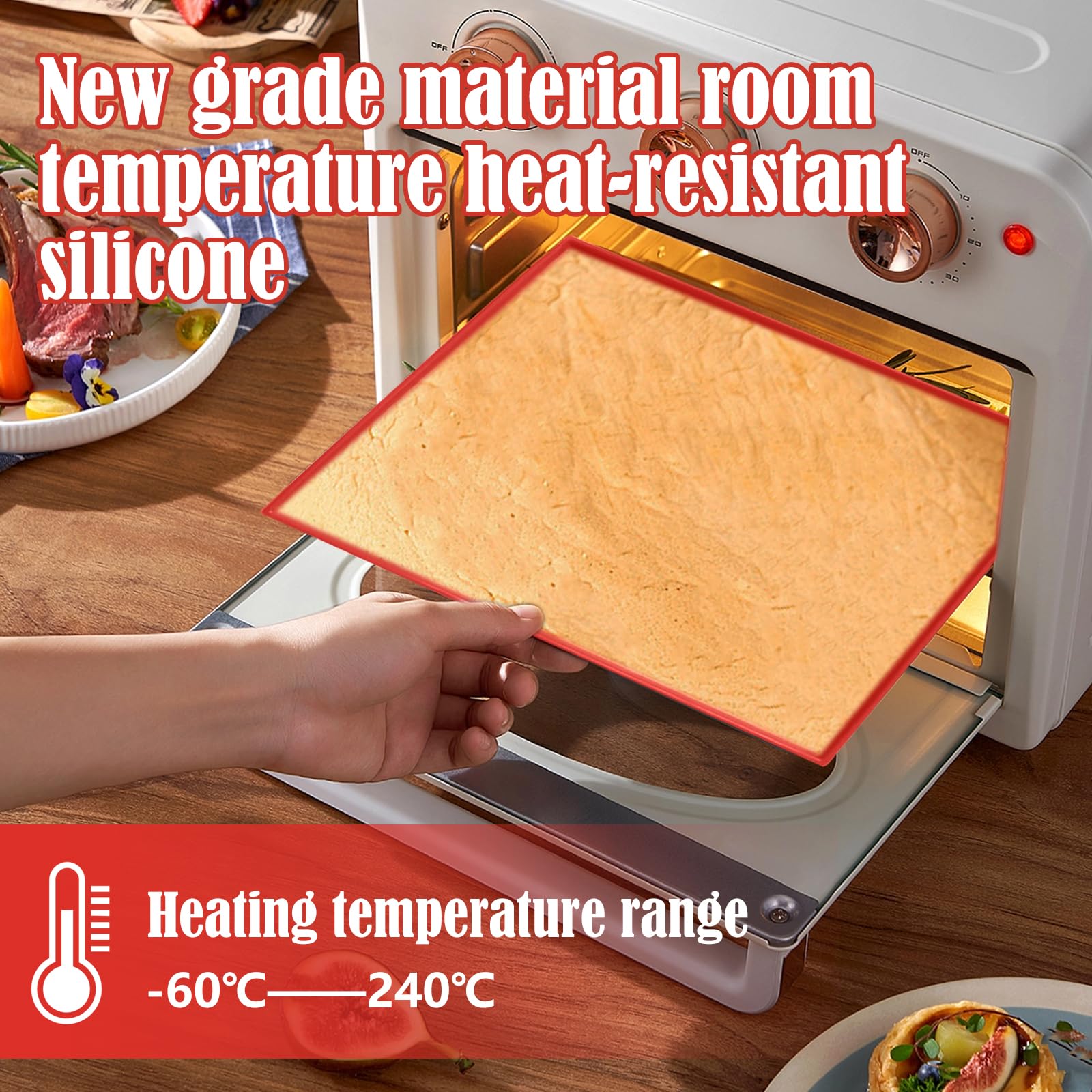 Silikon Backmatte, Dauerbackmatte Für Backofen Und Backblech 375 317764892915