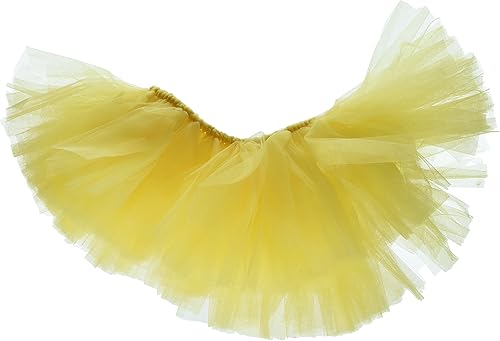 Tutú de tul amarillo hecho a mano en Estados Unidos para perros extra grandes