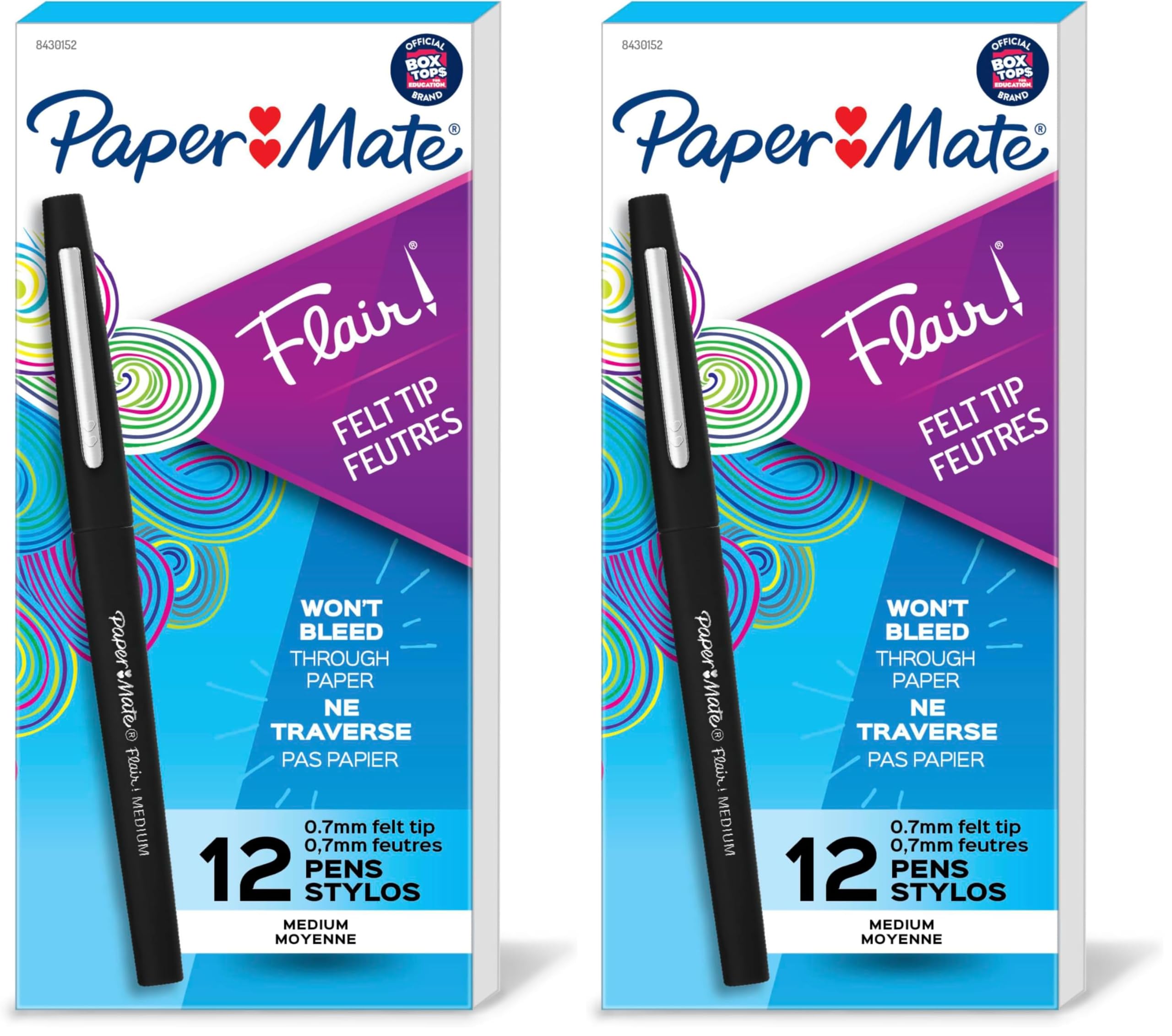 Paper Mate Flair Pens - Red, 12 Count -16