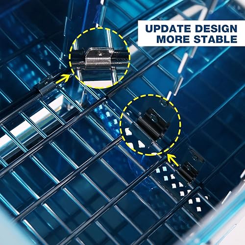 Miniatura 5 de REDCAMP estufa de campamento para madera plegable de acero inoxidable 304# parrilla, SL portátil para senderismo, camping, supervivencia barbacoa