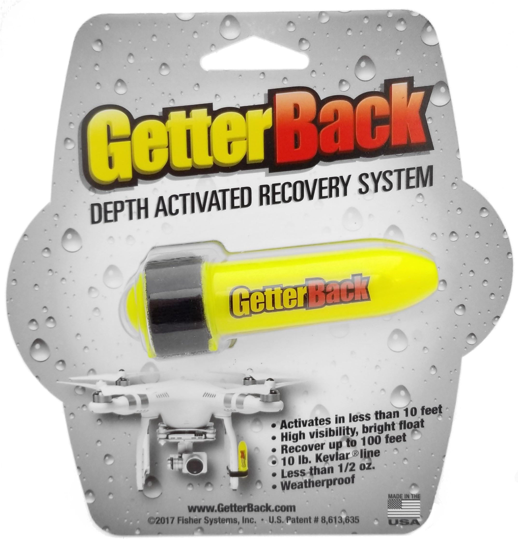 GetterBack Depth Activated Underwater Recovery System