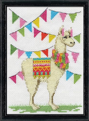 Design Works Crafts - Kit de punto de cruz, 5 x 7 pulgadas, diseño de llama, ninguno