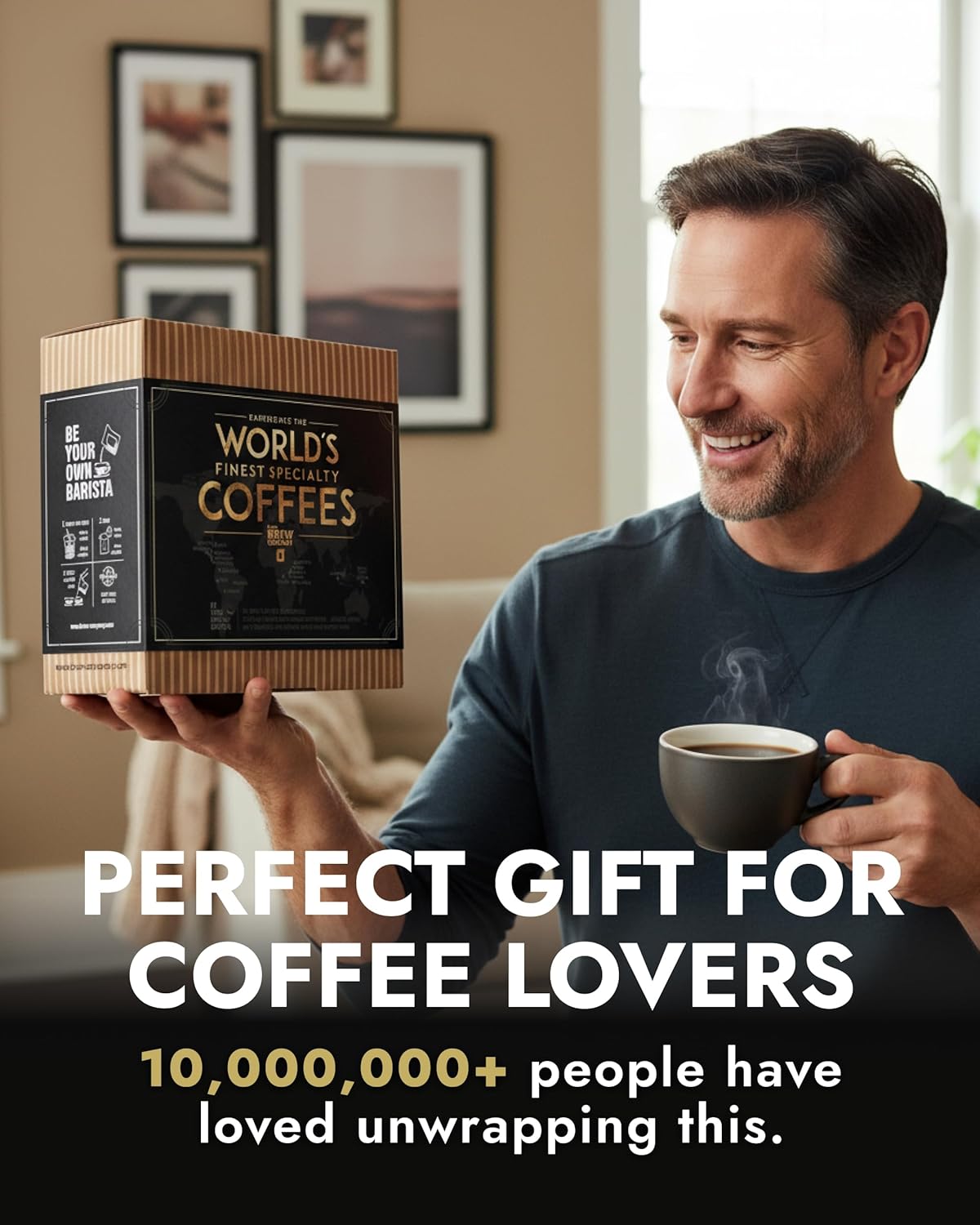 Original Gourmet Coffee Gift Set for Men & Women - 7...