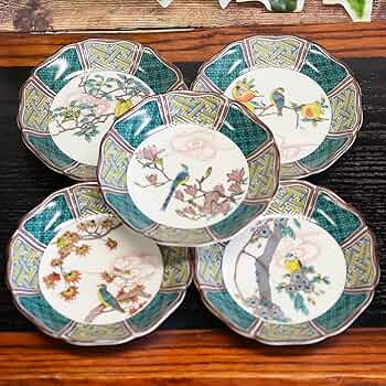 Amazon | 和座の蔵 お皿 セット おしゃれ 食器 九谷焼 小皿 5枚セット