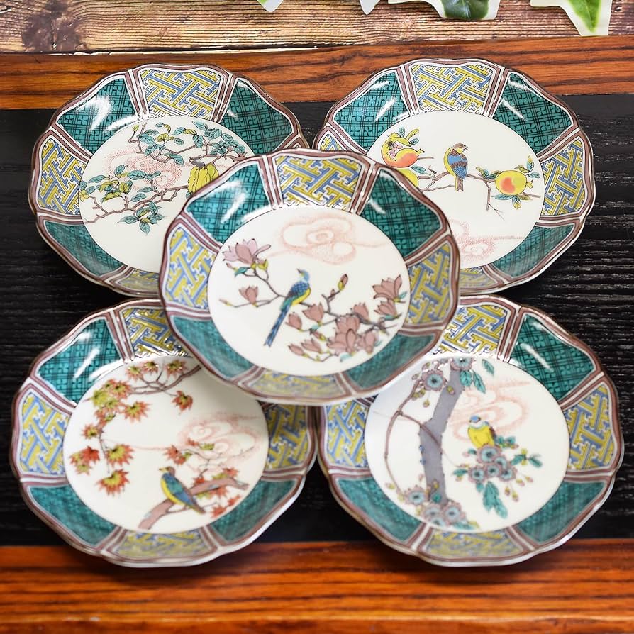 Amazon | 和座の蔵 お皿 セット おしゃれ 食器 九谷焼 小皿 5枚セット