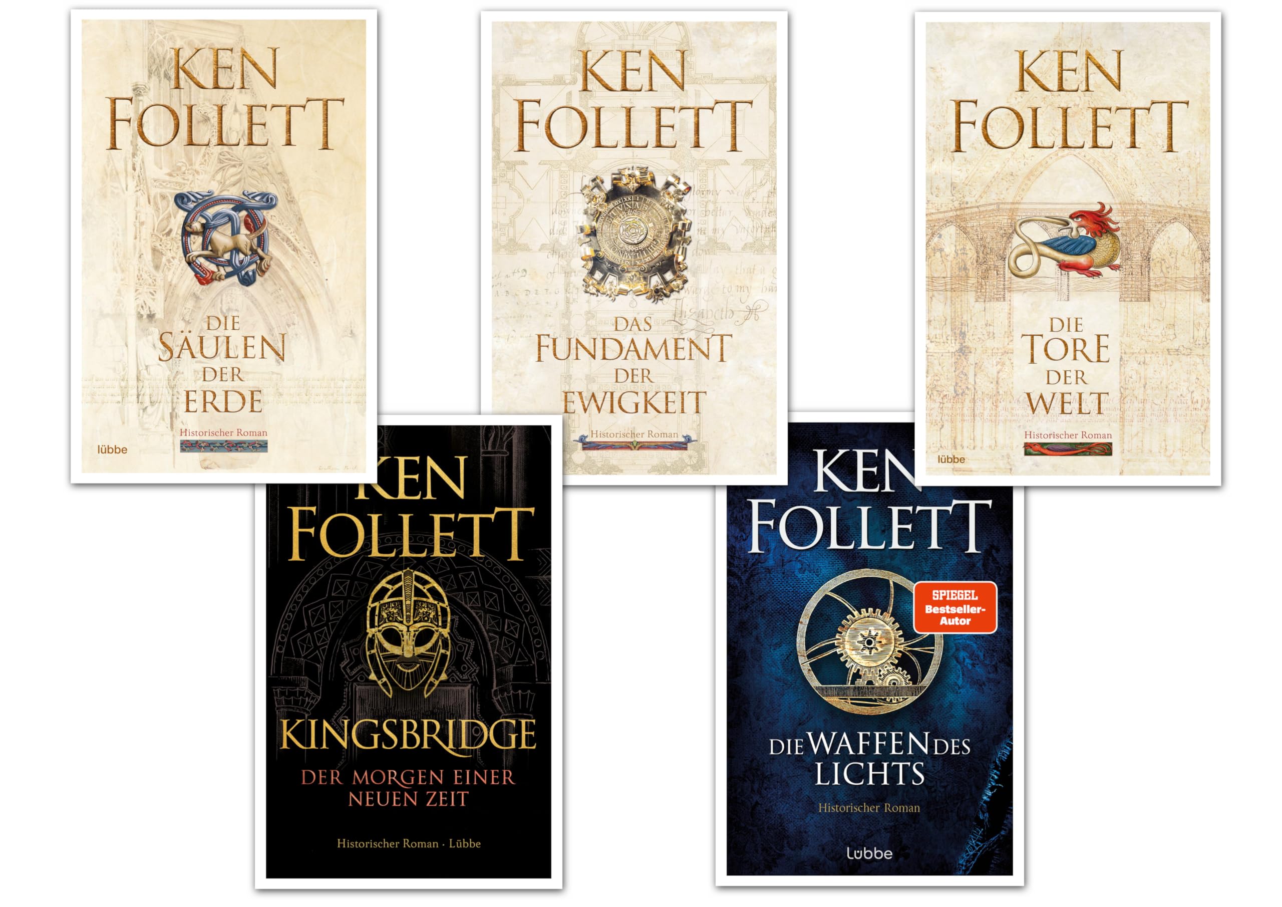 Ken Follett Kingsbridge Romane (Säulen der Erde)