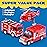 JOYIN Toddler Fire Truck Toys for 3 4 5 6 7 Year Old Boys - Fire Engine, Emergency Vehicle, Kids Firetruck, Friction Powered Car with Lights and Sounds, Christmas Birthday Gifts for Boys Girls Age 3-9