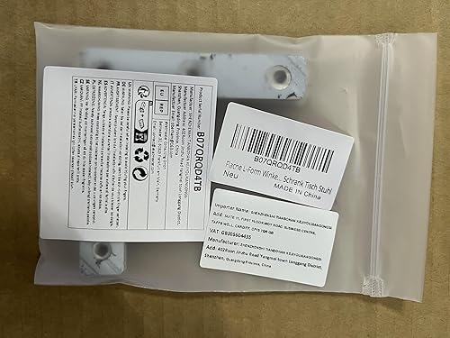 Miniatura 8 de Soporte de esquina plano en forma de L, 10 unidades de 3.150 x 3.150 in, placa de reparación de esquina de acero inoxidable en ángulo recto,