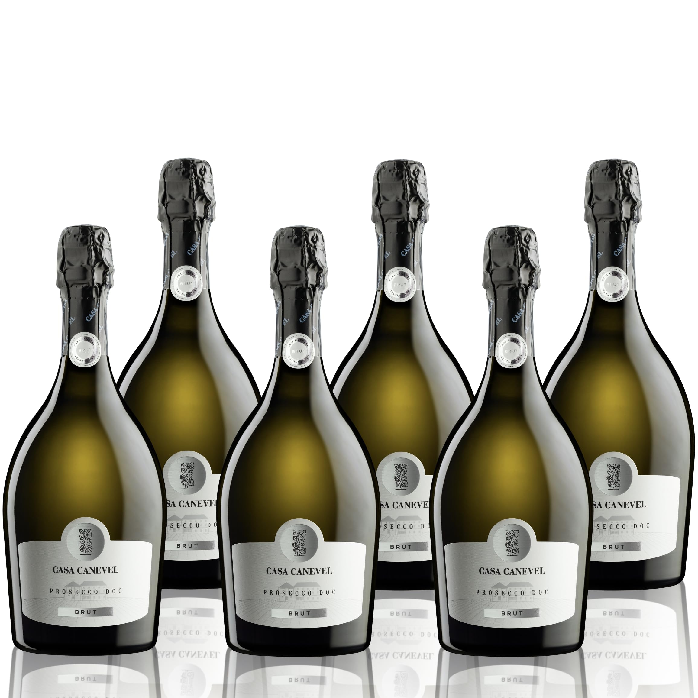 CASA CANEVEL "BRUT" | Prosecco DOC | 6x750 ml l | 6 Kastenflaschen