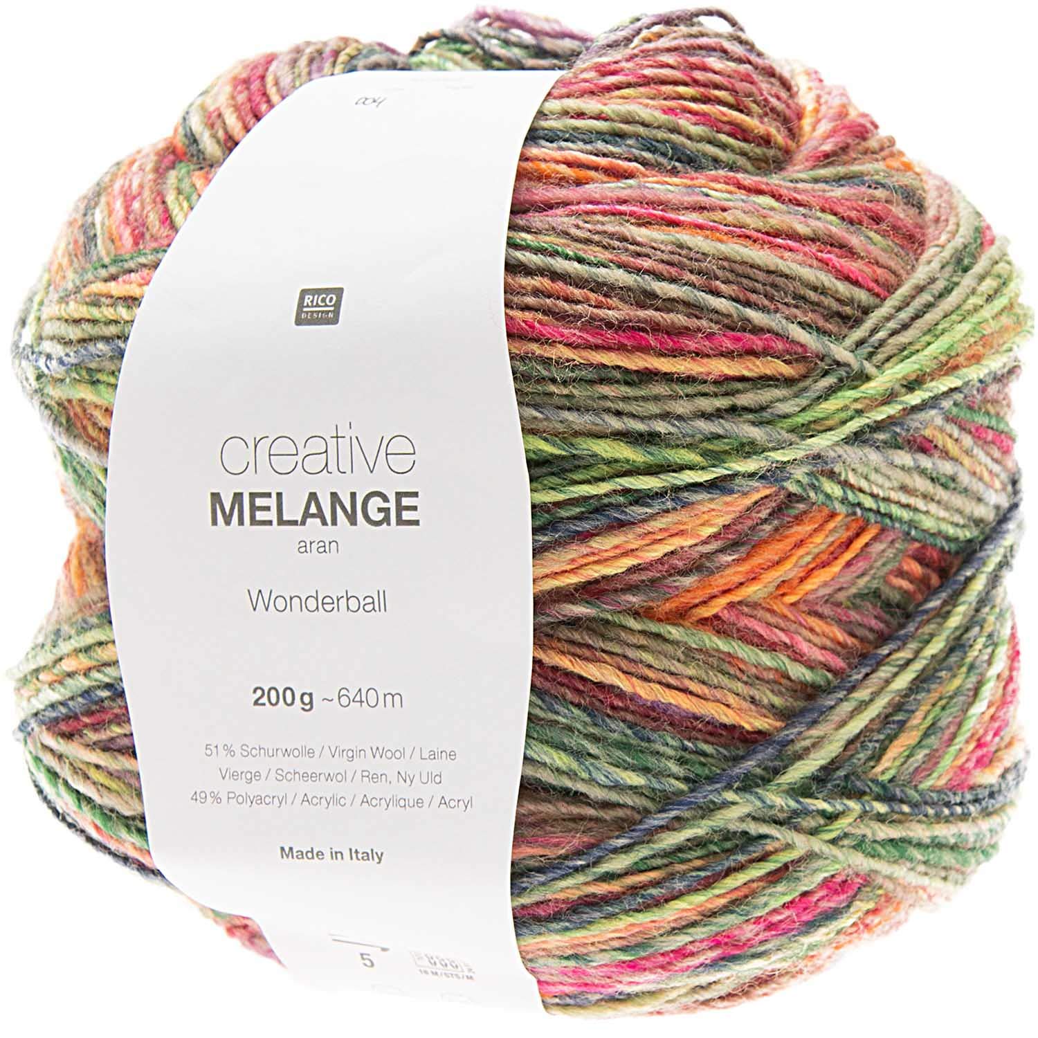 Rico Creative Melange Aran 004 Multicolor