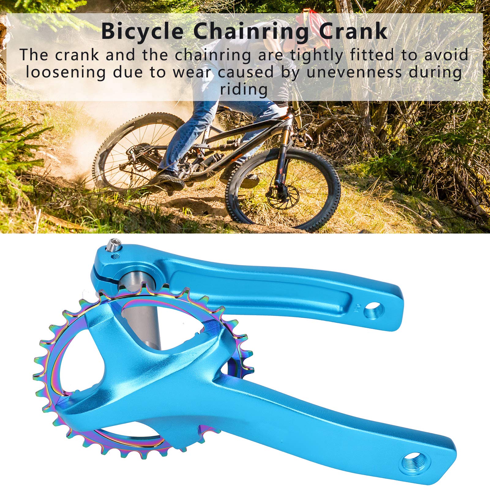 Mechanizm korbowy rowerowy Kuuleyn, ZK-22 Bicyde tarcza koło łańcuchowe korba rowerowa ze stopu aluminium ramiona mechanizmu korbowego 32T tarcza