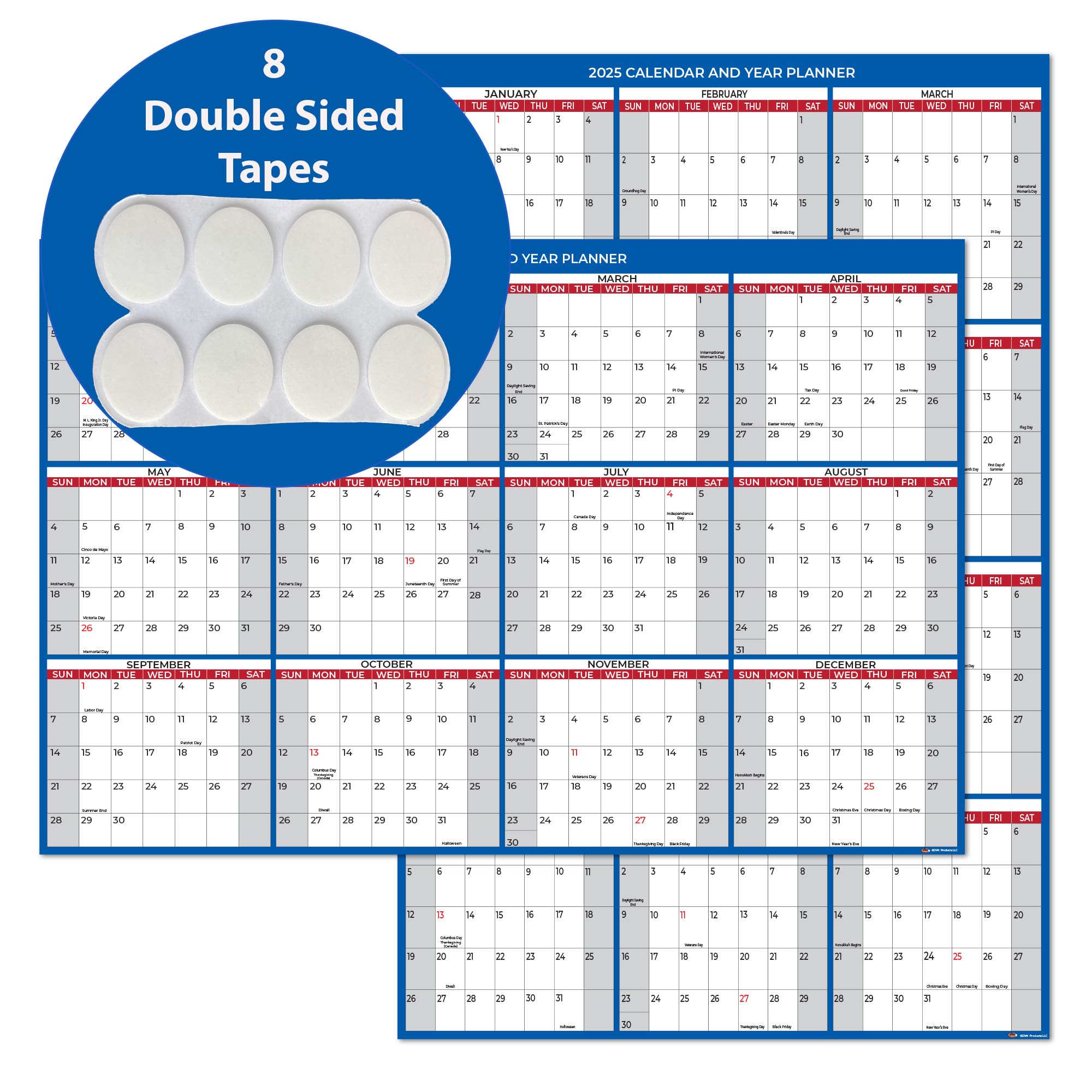 2025-monthly-wall-calendar-large-wet-dry-erase-laminated-size-24-x-36-12-months-annual-wall-planner-reversible-horizontal-vertical-double-sided-tape-for-hanging-on-amazon-de-stationery
