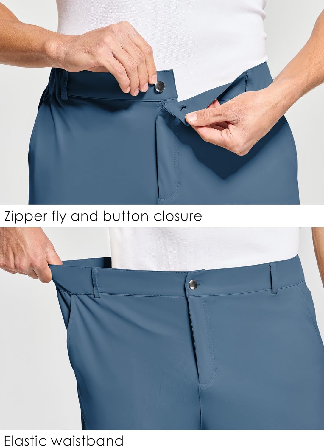 Willit Men's Golf Joggers Stretch Pants with 5 Pockets Slim Fit Sweatpants Work Dress Pants with Belt Loops - Image 6