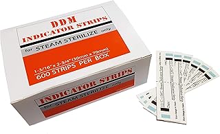 Sterilization Indicator Strips for Steam Sterilize Only (Confirms Successful Sterilization) 600 Strips per Box