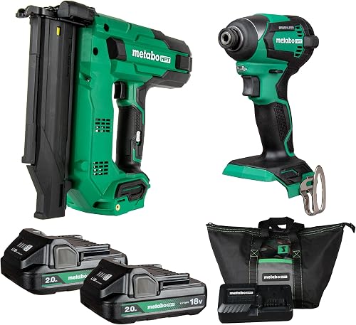 18V MultiVolt™ Brad Nailer + Impact Driver Combo Kit, KC18DEXQD