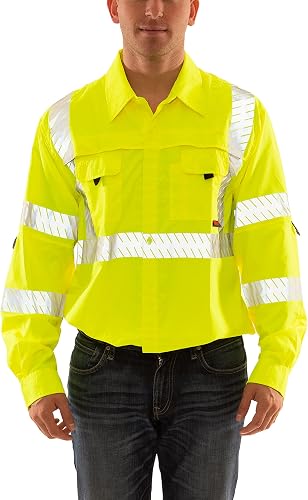 TINGLEY S76522 Job Sight Class 3 Sportsman Shirt, Small