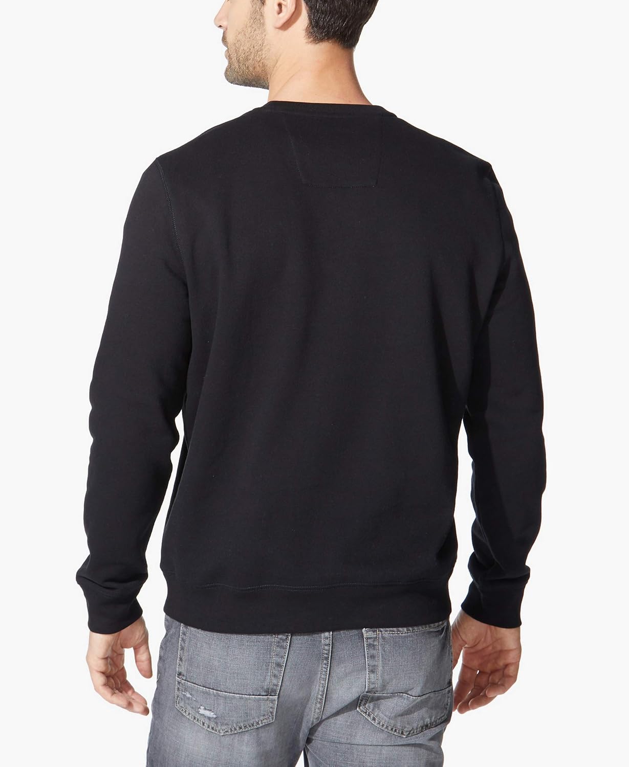 Nautica mens Basic Crew Neck Fleece Sweatshirt - Image 3
