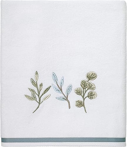 Avanti Linens - Toalla de baño, toalla de algodón suave y absorbente, decoración de baño inspirada en otoño (colección de hojas degradadas)