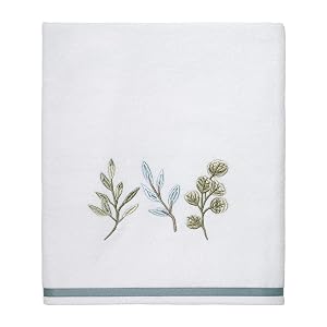 Avanti Linens - Bath Towel Soft Absorbent Cotton Towel Fall Inspired Bathroom Decor Ombre Leaves Collection