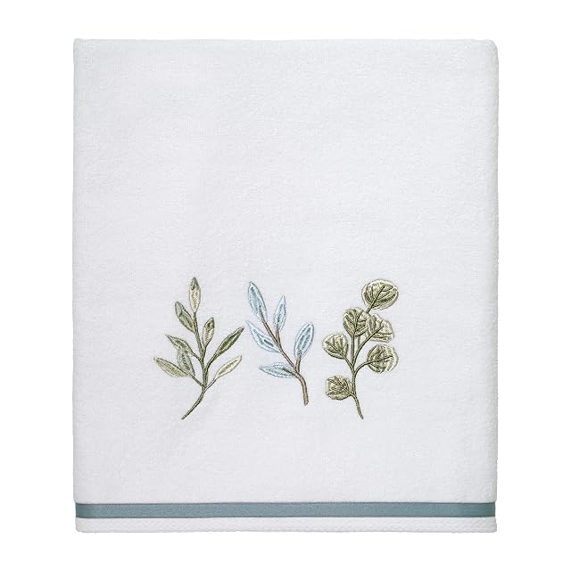 Avanti Linens - Bath Towel Soft Absorbent Cotton Towel Fall Inspired Bathroom Decor Ombre Leaves Collection