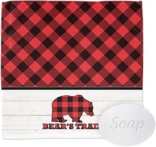 Lumberjack Plaid Washcloth (Personalized)