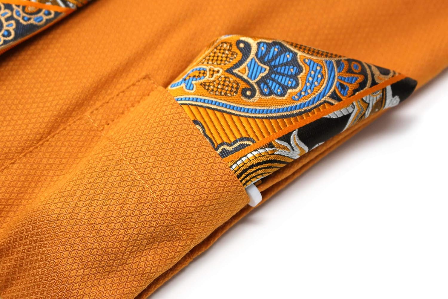 Christopher Tanner Men's Solid Micro Pattern Regular Fit French Cuffs Dress Shirts with Tie Hanky Cufflinks Combo