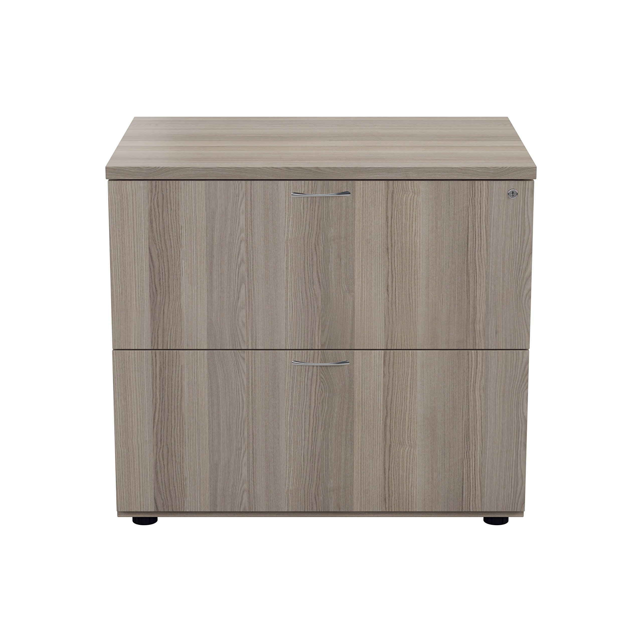 Office Hippo Pro Heavy Duty Desk High 2-Drawer Side Filer - Grey Oak