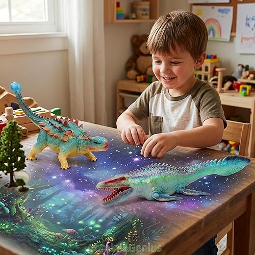 Miniatura 2 de Gemini&Genius Ankylosaurus - Juguete de dinosaurio para niños de 3, 4, 5, 6 y 7 años, escultura realista y textura, dinosaurios, gran regalo de