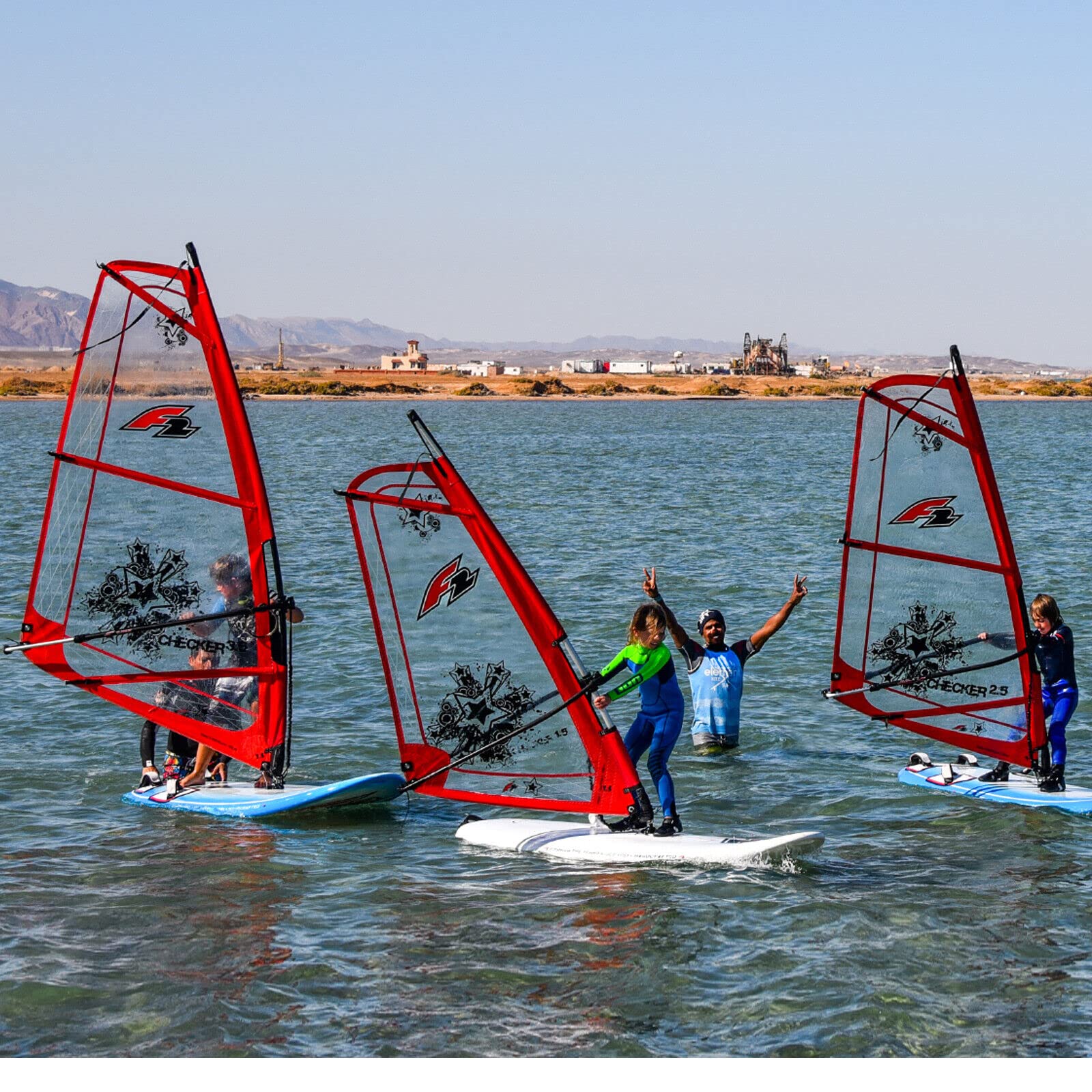 F2 Checker Complete RIGG 4,5 m2 Unisex SUP Sail vela surf vela windsurf