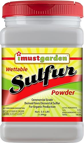 I Must Garden Dust Polvo de azufre humectable: orgánico y natural