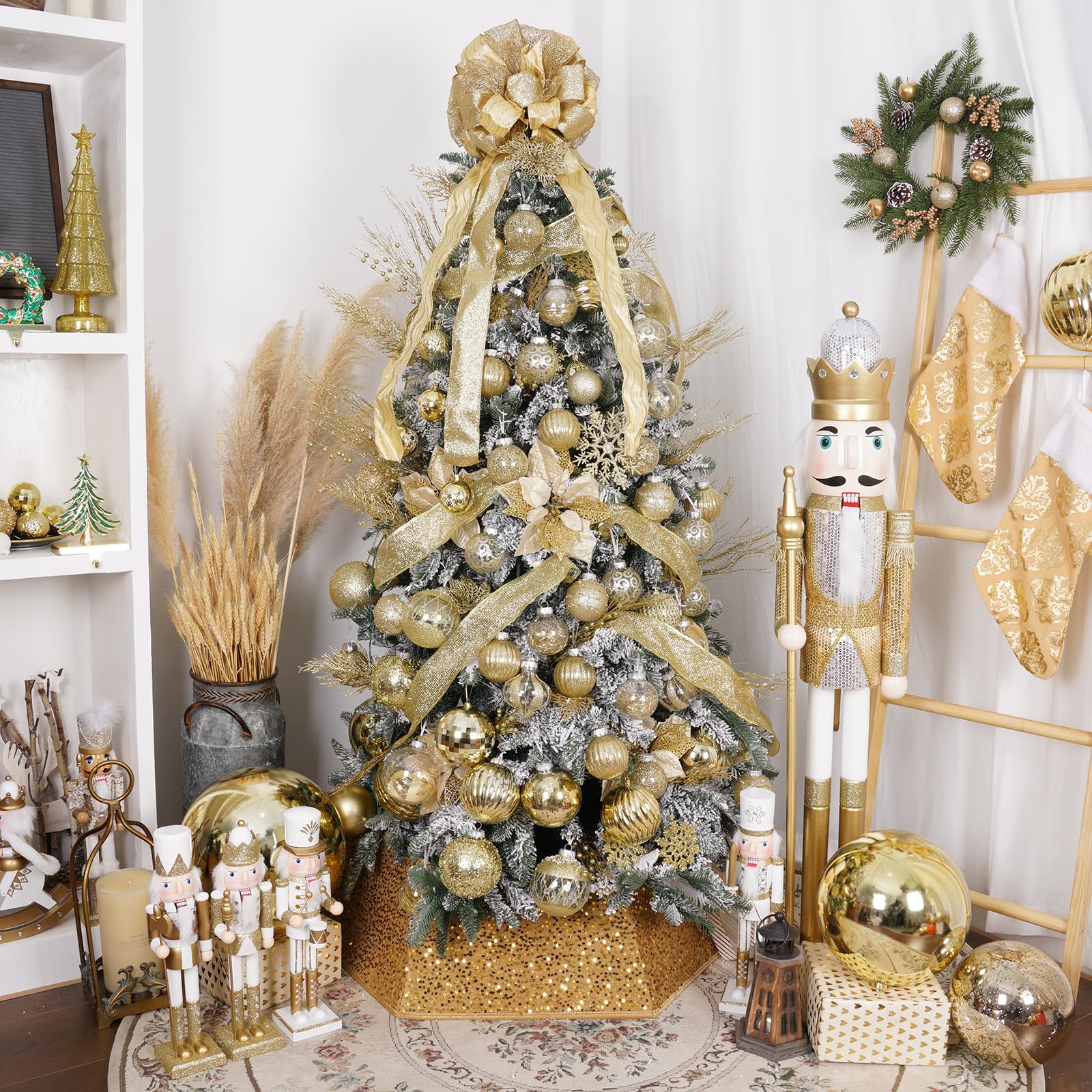 Amazon.com: XmasExp Christmas Tree Collar, 33.5 inch Sequin Tree