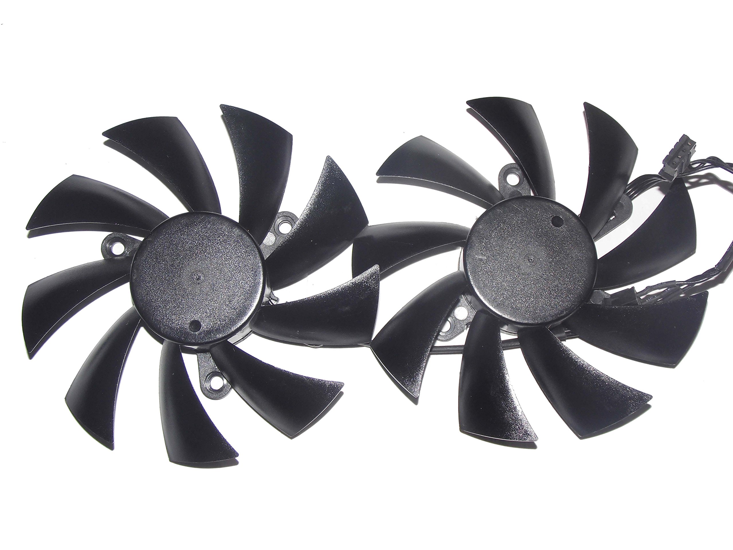 Power Logic PLA09215B12H 12 V 0,55 A dla EVGA GeForce GTX 760 EVGA ACX wentylator karty graficznej zestaw 2 szt.