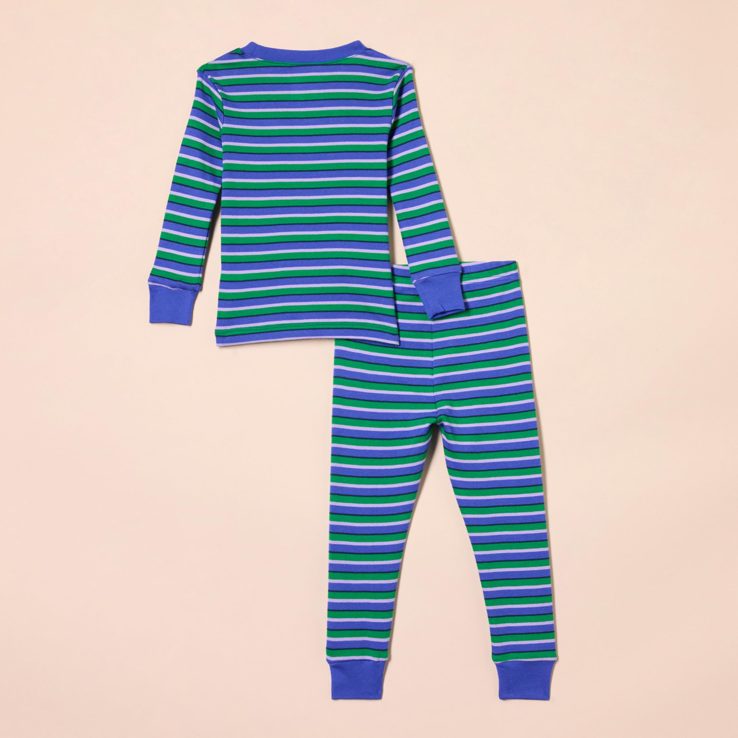 Amazon Essentials Lot de Pyjamas en Coton, Coupe Ajustée - Couleurs abandonnées Mixte Enfante