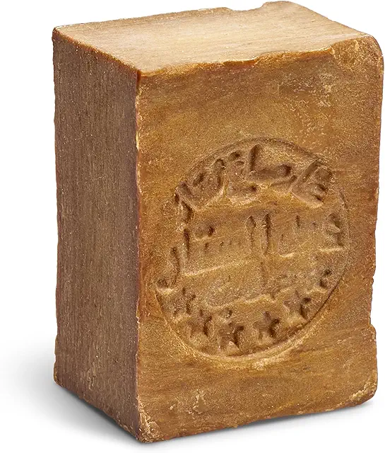 Jumana Aleppo Seife: 5% Lorbeeröl, 95% Olivenöl, Dermatest sehr gut, 200g