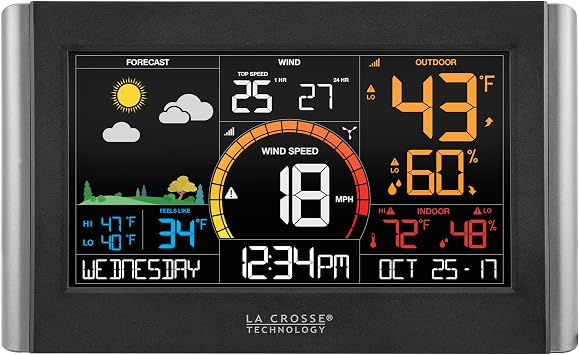 La Crosse Technology Wireless Wi-Fi Digital Weather and Wind Station (V21-WTH)