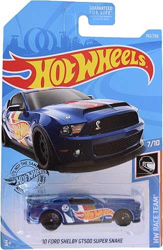 Hot Wheels Race Team 710 '10 Ford Shelby GT500 Super Snake 192250, azul