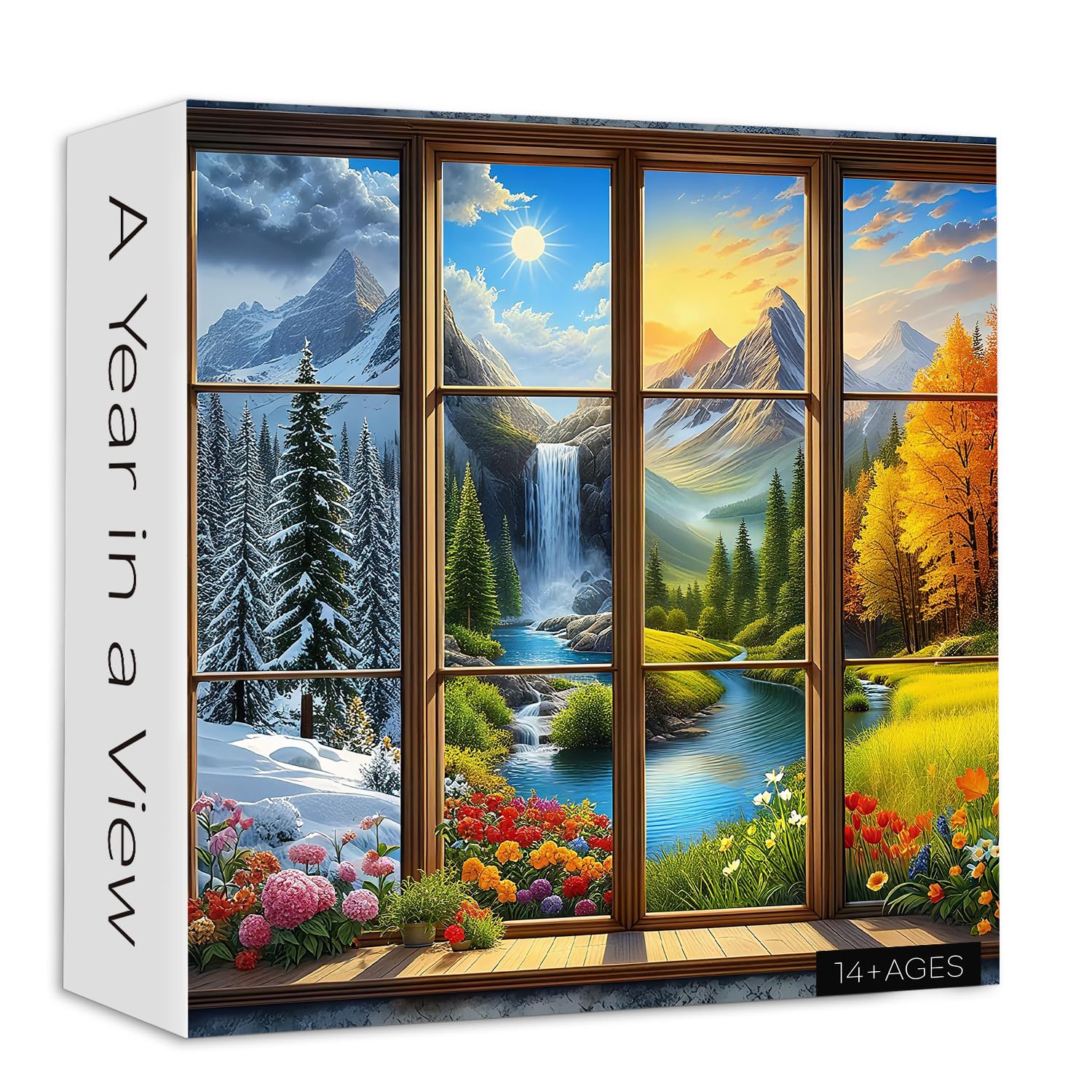 Amazon.com: PICKFORU Season 1000 Piece Puzzle for Adults, A Year