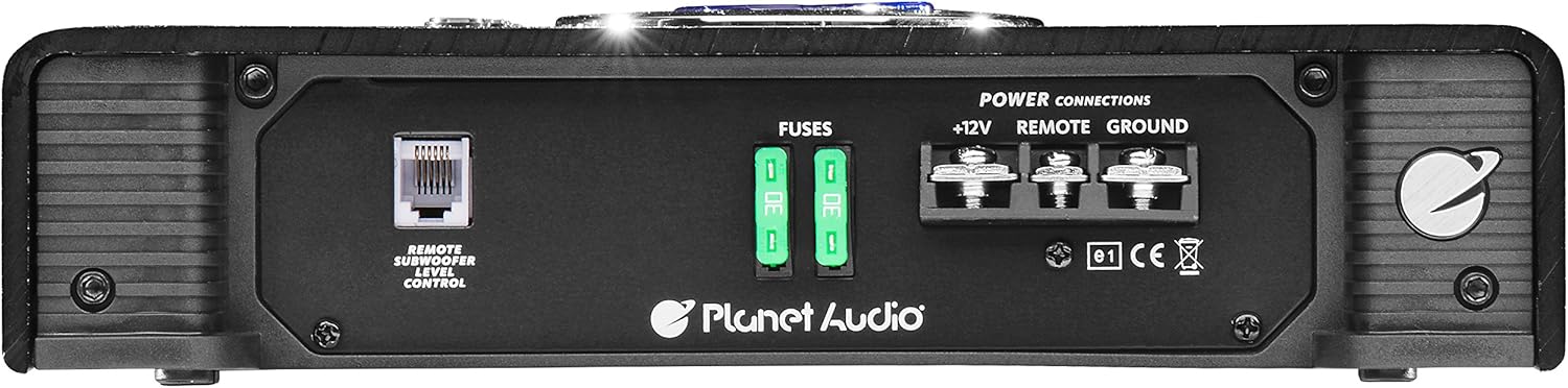 Planet Audio AC3000.1D Class D Monoblock Car Amplifier - 3000 High Output, 1 Ohm, Low Level Inputs, Low Pass Crossover, Hook Up to Subwoofer for Bass