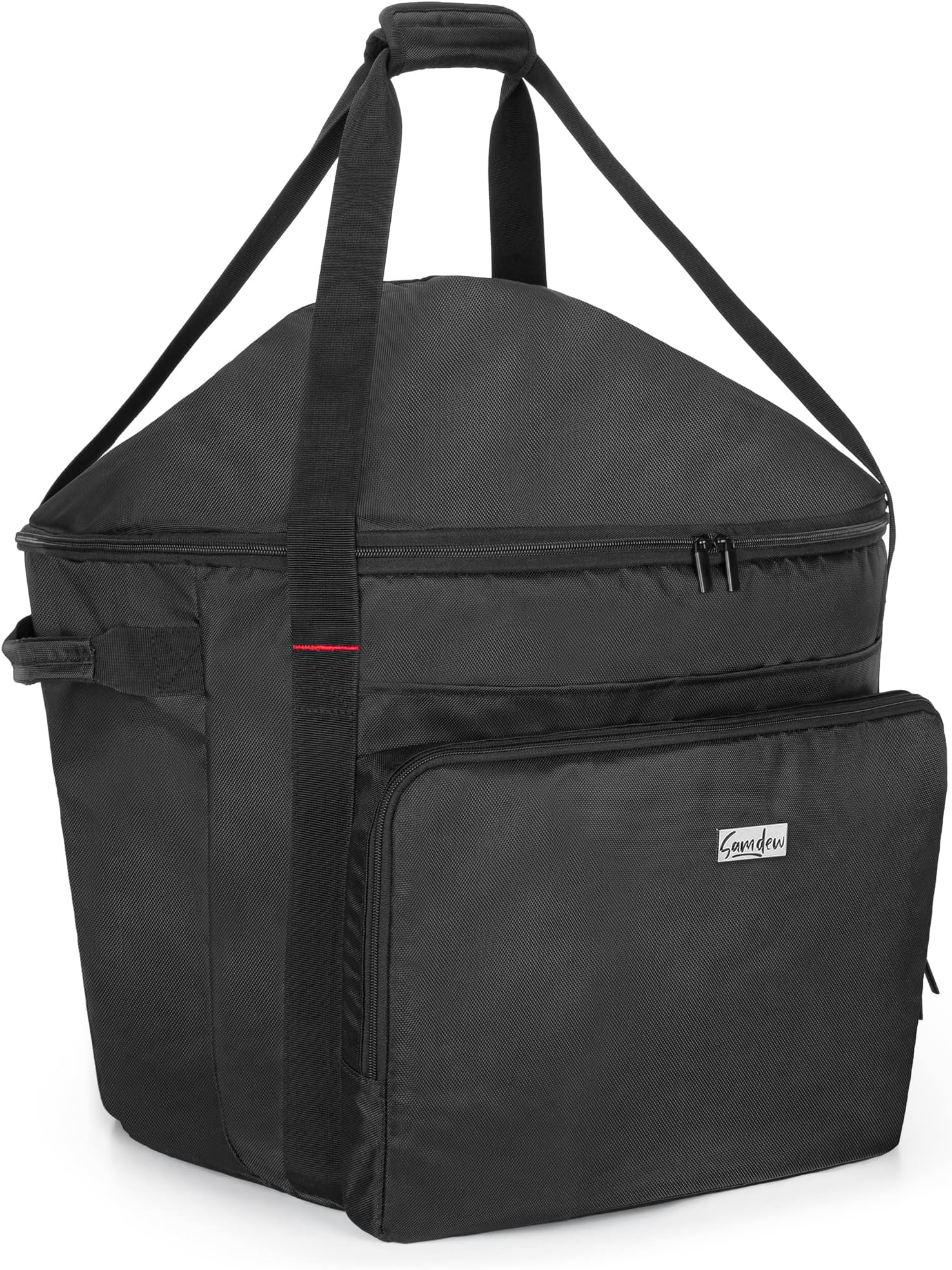 SAMDEW Portable Grill Carry Bag Compatible with Weber Jumbo Joe 18 Inch Charcoal Grill, Grill Cover Compatible with Jumbo Joe 18 in Portable Grill, with Pocket and Handle, Bag Only (Patented Design)