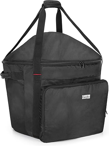 SAMDEW Bolsa de transporte portátil para parrilla compatible con Weber Jumbo Joe de 18 pulgadas, funda de parrilla compatible con parrilla portátil