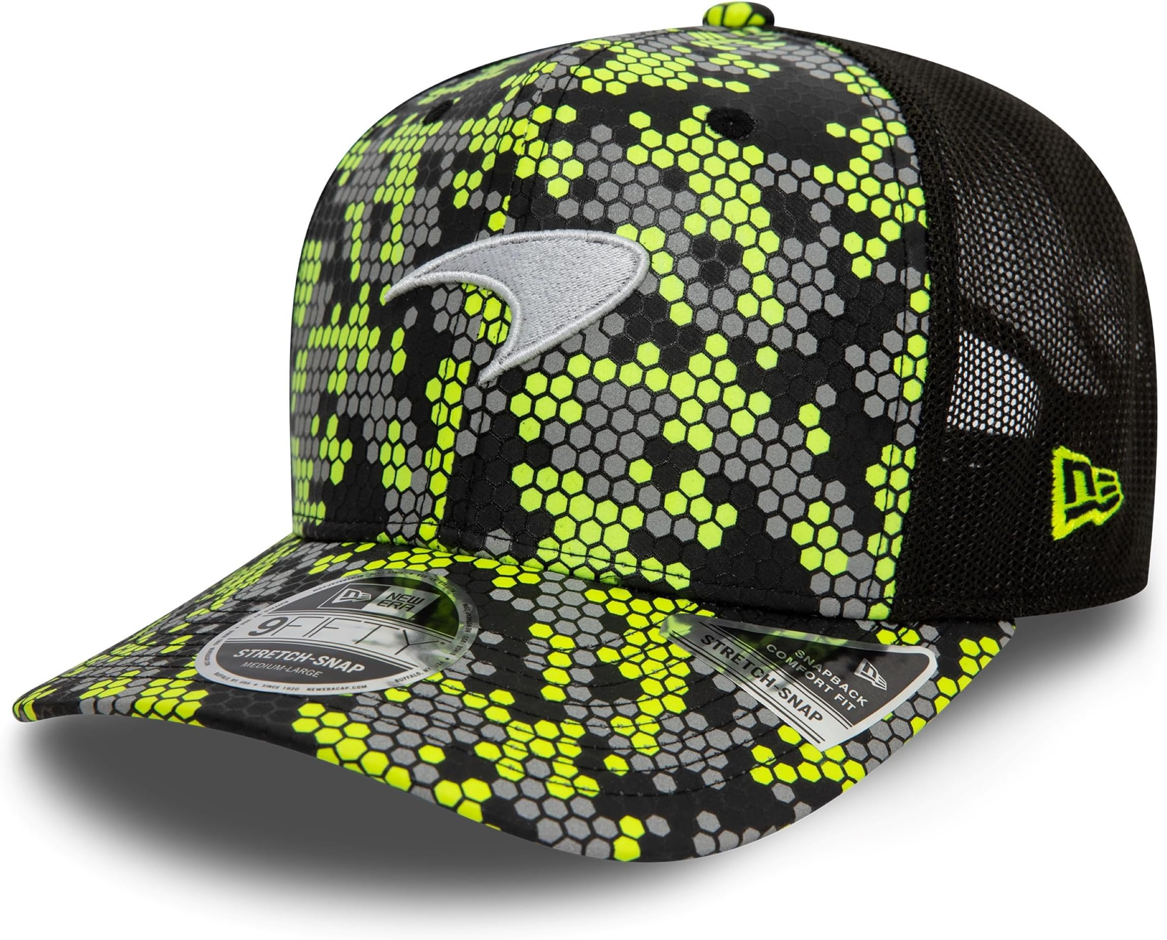 F1 McLaren Racing 2024 Special Edition Singapore GP Adjustable Trucker Hat Black/Green